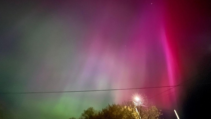 Магнитная буря повысила вероятность наблюдения полярных сияний в Москве